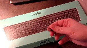 Беспроводная клавиатура Logitech K270 РАСПАКОВКА
