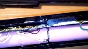 Разбор батареи ASUS A41-X550A - Disassembly of ASUS A41-X550A Li-Ion battery pack