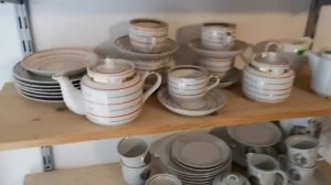 НЕМЕЦКИЙ СЕКОНД-ХЕНД с ПОСУДОЙ! ФАРФОР ГДР, СЕРВИЗЫ и РЕТРО посуда! Оля Ретро