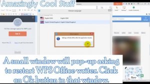 WPS Office #3 | Change Language in WPS Office on your PC/Laptop | FULL HD | 60fps