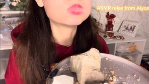 ASMR crunch clay&chalk_ глины Клеопатра, Калейдоскоп, Тройка, мел Акбулак😋🍭❤️_🔥💥🌼 #asmr
