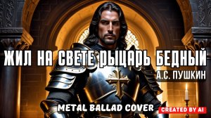 Жил на свете рыцарь бедный (А.С. Пушкин ) (создано нейросетью) - Metal Ballad