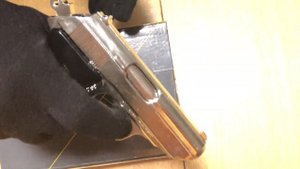 Немецкий пистолет Ваффен-SSPPK, Waffen SSPPK semiautomatic pistol, Germany 1919, Denix 1277/NQ