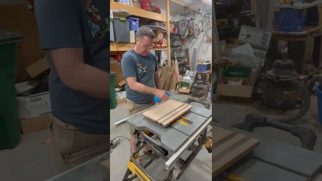 Let’s restore this maple and walnut cutting board with some sanding and mineral oil