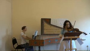 М. БЕРЕЗОВСКИЙ- СОНАТА  ДЛЯ  СКРИПКИ  И    КЛАВИРА, Ч. 2, Э. ХЕЧИКЯН, Д. БАРКОВСКАЯ