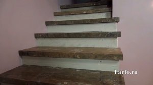 Ступени из литьевого камня