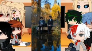 MHA React to deku as wednesday addams//Spoilers//Gacha life//Gacha club//mha/bnha react to wednesda