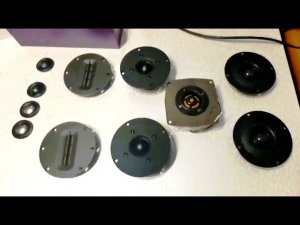 S90. Замена купола на ВЧ динамике. И сравнение его с другими твиттерами, по графикам и в прослушке.