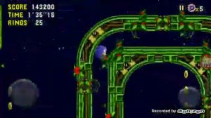 Играем в соник сд (cd) часть 4. гонка с метал соником!!!