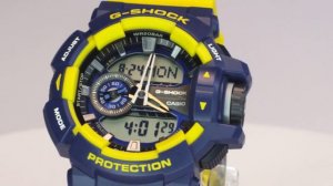 Casio G-shock GA-400-9BDR Watch Overview and Main Features