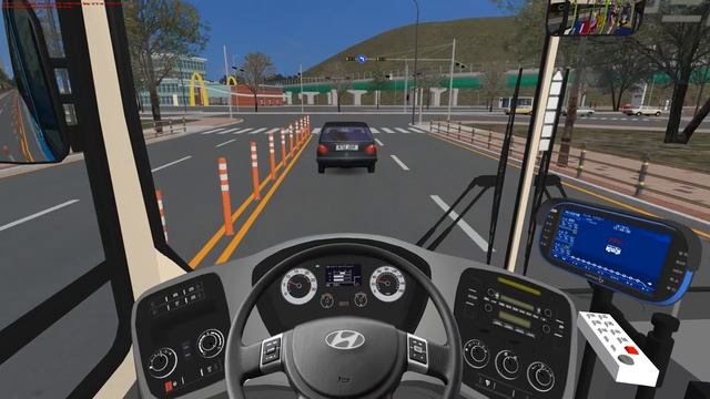 OMSI2Hyundai Bluecity 2017 - Namcheon Namdo V2 Line157