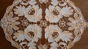 Наталья Сазонова и ее румынское кружево. Romanian lace.