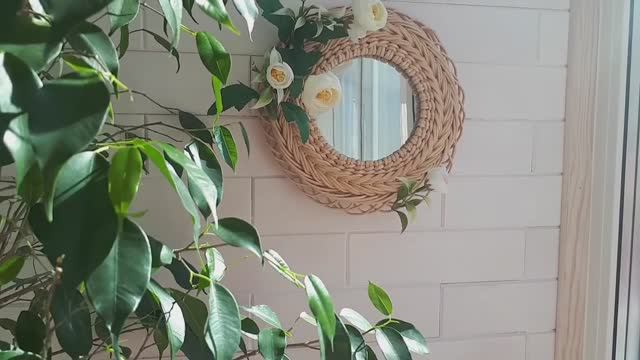 Двухсторонее зеркало _ плетение из бумаги смотреть онлайн