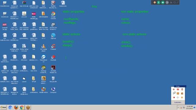 STATIC,NON STATIC METHODS IN JAVA WITH EXAMPLE FOR JAVA FRESHERS смотреть онлайн