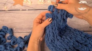 Новогодний подарок за час. Гетры Alize Puffy БЕЗ  СПИЦ И КРЮЧКА.