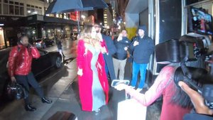 Mariah Carey dazzles outside the Empire State Building in New York