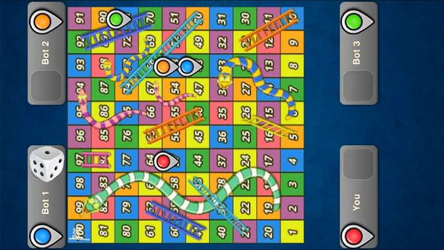 Snakes and Ladders Game 4 players snakes game  snake ladder games
