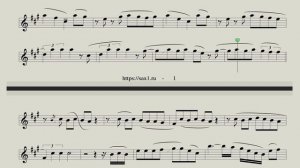 Ноты Senorita для альт саксофона