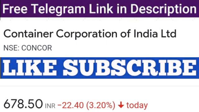 concor share latest news | concor share price | concor share news | concor share target смотреть онлайн