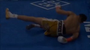 Райан Гарсия впервые в нокдауне, замедленный повтор