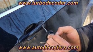 TURBO DECODER  BMW HU92 HOW TO OPEN CAR