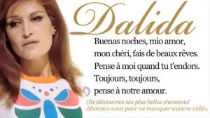 Dalida - Buenas noches mi amor - Paroles (Lyrics)