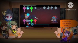 Characters [My OC] react to FNF VS IMPOSTER V4 (Part 1/?)|Gacha Life|Gacha Club|FNF|VS IMPOSTER V4|