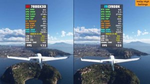 Ryzen 7 7800X3D vs i9 13900K - Test In 9 Games | #PCGamePass