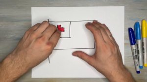 Как нарисовать флаг королевства Тонга. Рисование для детей.