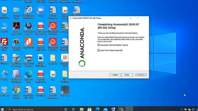 Python Anaconda 3.8  installation tutorial for 64-bit Windows OS