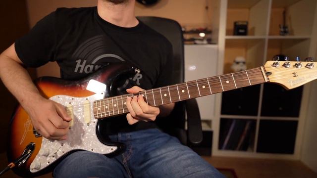 Pink Floyd - Mother solo - Fender Stratocaster EMG DG20 Cover смотреть онлайн