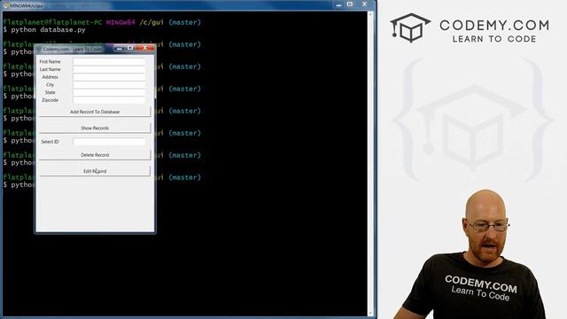 Update A Record With SQLite - Python Tkinter GUI Tutorial 22 смотреть онлайн