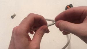 монтаж f-разъема с помощью стриппера