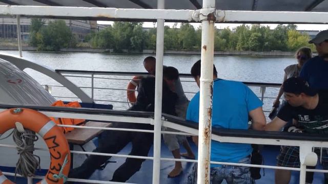 Съемка сериала "Перевозчик". Трюк смотреть онлайн