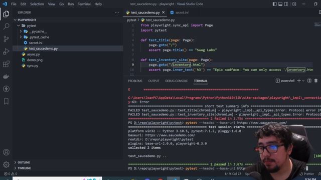 Automated Testing in Python with PLAYWRIGHT + PYTEST смотреть онлайн