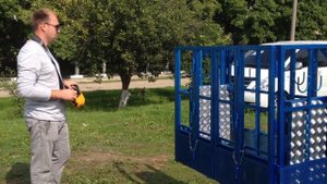 Управление с пульта Автовышка DASAN DS 180S на базе KIA BONGO 3