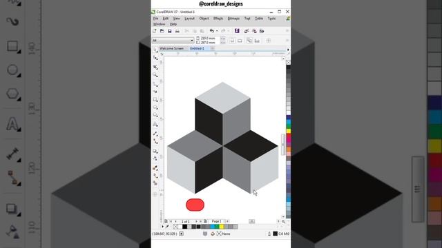 3D Box Design in CorelDRAW X7 #coreldraw #tutorial #coreldrawtutorial