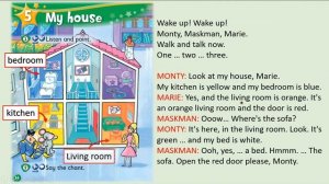 Kid's Box Starter - Unit 5 - My House - 1 - Listen and point.