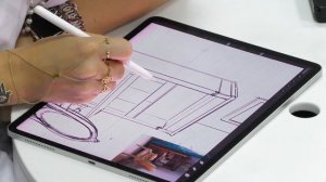 Скетчинг интерьера на iPad в Procreate. Ольга Каминская (Академия re:Store)
