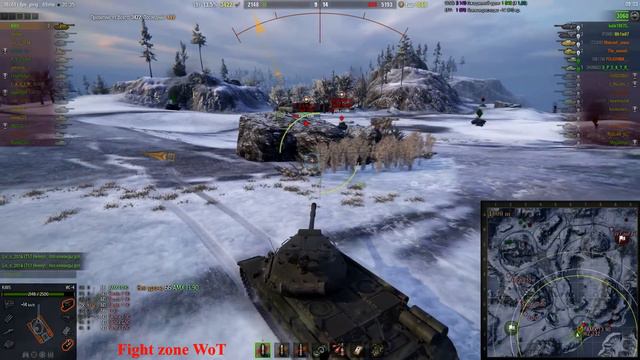 ИС-4 - тащит бой за счет своей читерной брони! 8 фрагов и 8к урона! смотреть онлайн