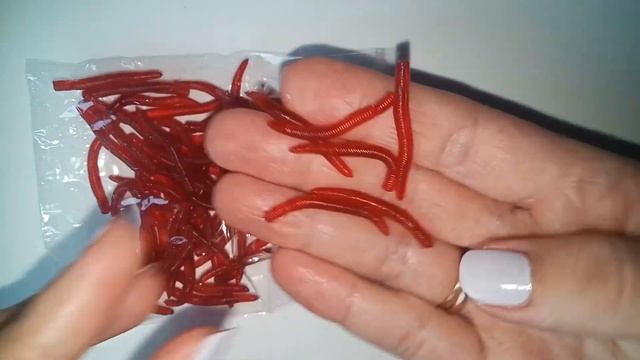 Приманка для рыб, силиконовые имитация дождевого червя, для зимней рыбалки. смотреть онлайн