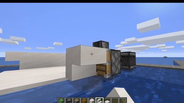 Redstone Motorboat! Minecraft tutorial! смотреть онлайн