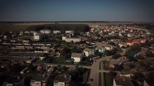 Беловежский поселок с высоты птичьего полета