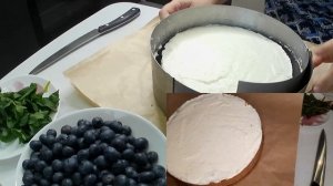 Чизкейк без выпечки с творожным сыром@valentina-foodblogging