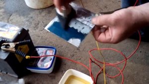 Цинкователь Нанесение защитного слоя