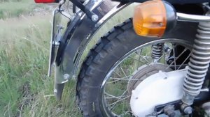 Мотоцикл Иж планета-4 с двигателем от Иж планеты-5. небольшой  обзор.