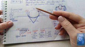 Вязание. Новый вариант V-образной горловины. Принцип и расчёт. Часть 1.