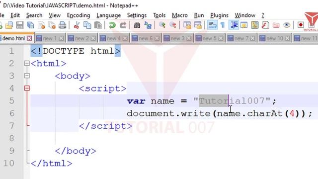 String charAt() method in JavaScript | charAt() function in JS | JavaScript Tutorial | Part - 37