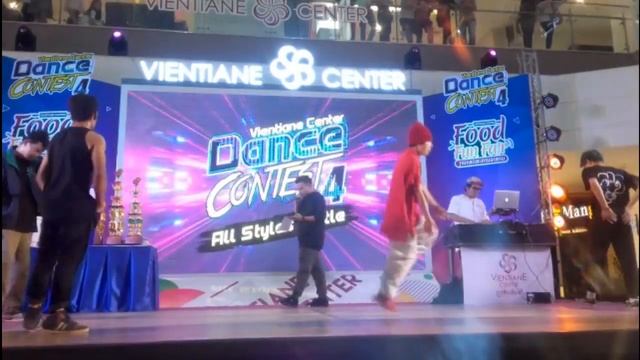 [Top16] 'Tim ໂຊກດີ' VS 'Khon Lao Jai Dee'| All Style Battle 2VS2 | Vientiane Center Dance Contest 4 смотреть онлайн