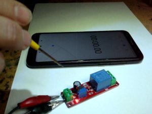 тест  и настройка реле таймер на ne555 (https://pin64.ru )